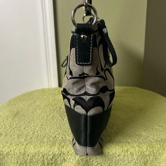 Coach Black and Gray Messenger Crossbody Bag - Picture 7 of 13